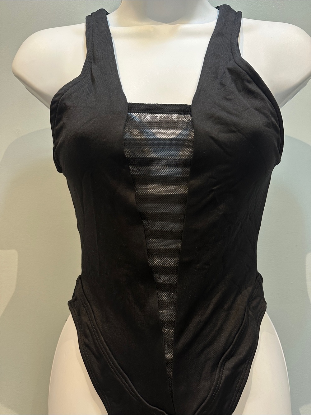 Yandy Black Lingerie Bodysuit Medium FLAWED - Picture 3 of 11